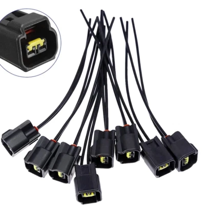 8x Ignition Coil Connector Plug Harness For Ford 4.6L 5.4L V8 6.8L V10 1991-2011 - Image 1 of 4