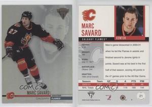 2001-02 Pacific Private Stock Titanium Marc Savard #21