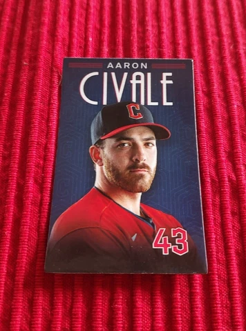 2022 Aaron Civale Cleveland Guardians Magnet Cover