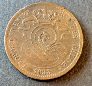 Belgique - Léopold Ier - 10 Centimes 1833 grand module en bronze - Bild 1 von 2