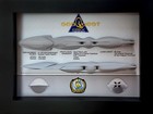 SeaQuest Memorial Display Shadow Box, DSV-4600, 5.75" x 7.75, Landscape Version
