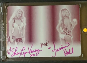 2011 Benchwarmer SHAY Lyn JESSICA Hall 🍎 Teacher's Pet Printing Plate Auto #1/1 - Picture 1 of 2