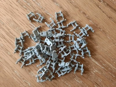 ☀️AUTHENTIC LEGO New Gray Technic Link Chain Link 50x Pieces tank track tread - Image 1 of 3