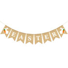  Easter Flag Rabbit Garland Banners Decorations for The Home Carrot
