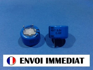 1x Condensateur supercondensateur 5,5V - 0,1 Farad - Imagen 1 de 1