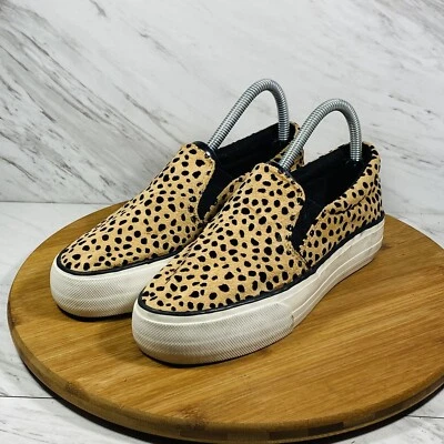 Zapatos restringidos para mujer con estampado de leopardo zapatillas bajas EE. UU. 6,5 Foto 1 de 4