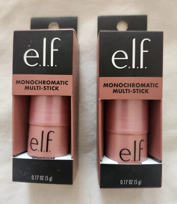 E.L.F. Crema monocromática multi barra para ojos, labios, mejillas. Peonía. ¡Lote de 2! Foto 1 de 3