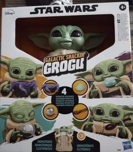 Star Wars - Mandalorian - Galactic Snackin' Grogu - Animatronic Toy - 40+ Sounds - Picture 1 of 4