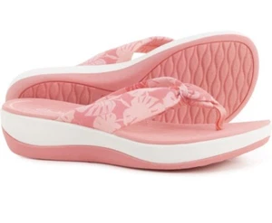 clarks Women's  Cloudsteppers Arla Glison in Coral Print Size 10 New - Picture 1 of 10