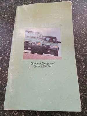 Folleto de equipo original Saab 1989, raro Foto 1 de 4