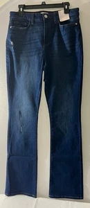 LC Lauren Conrad Jean Women 12L High Rise Bootcut 5-Pocket Stretch Blue Wash NWT - Picture 1 of 15