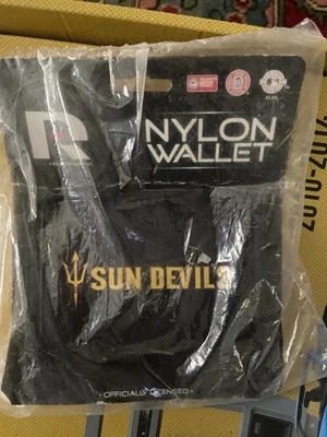 Arizona State Sun Devils Nylon Wallet – Officially Licensed Collegiate Product - Image 1 of 2
