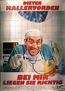 Bei mir liegen sie richtig - Filmplakat 84x60cm gerollt - Picture 1 of 1