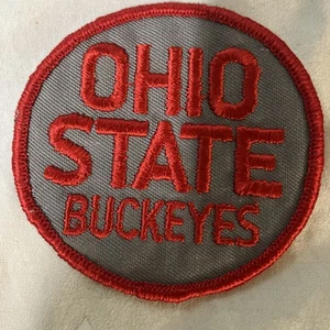 Parche bordado de colección 3"x3" redondo OSU Ohio State University Buckeyes ¡Envío gratuito! - Imagen 1 de 2