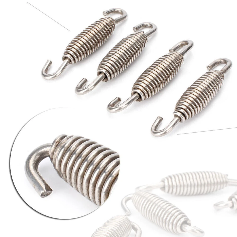 For Honda CR80R CR125R CR250R 50mm Short Outlaw Racing Exhaust Pipe Springs 4x - Image 1 of 4