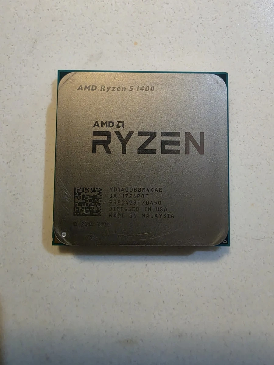AMD Ryzen 5 1400 3.2 GHz Socket AM4 Boxed - Procesador