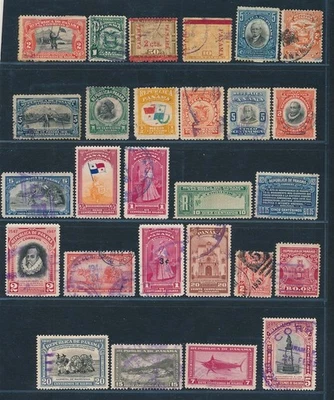 D465627 Panamá Bonita selección de sellos usados VFU Foto 1 de 2