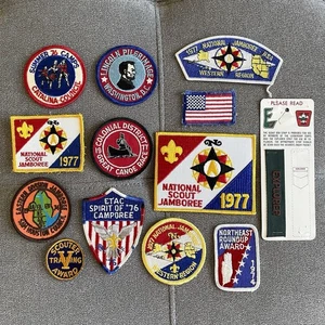 Boy Scout Patches Lot of 13 Badges 1970s 70s Vintage USA Variety Jamboree - Picture 1 of 3