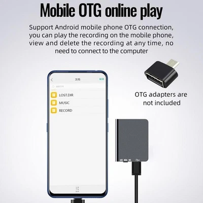 Magnetic Voice Recorder, Mini Magnetic Voice Recorder Playback with L4J6 - Image 1 of 4