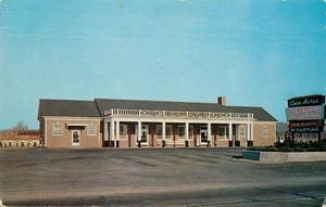 Vintage Cave Acres Cafeteria Hotel Postcard Cave City KY 1954 Photochrome - Picture 1 of 2