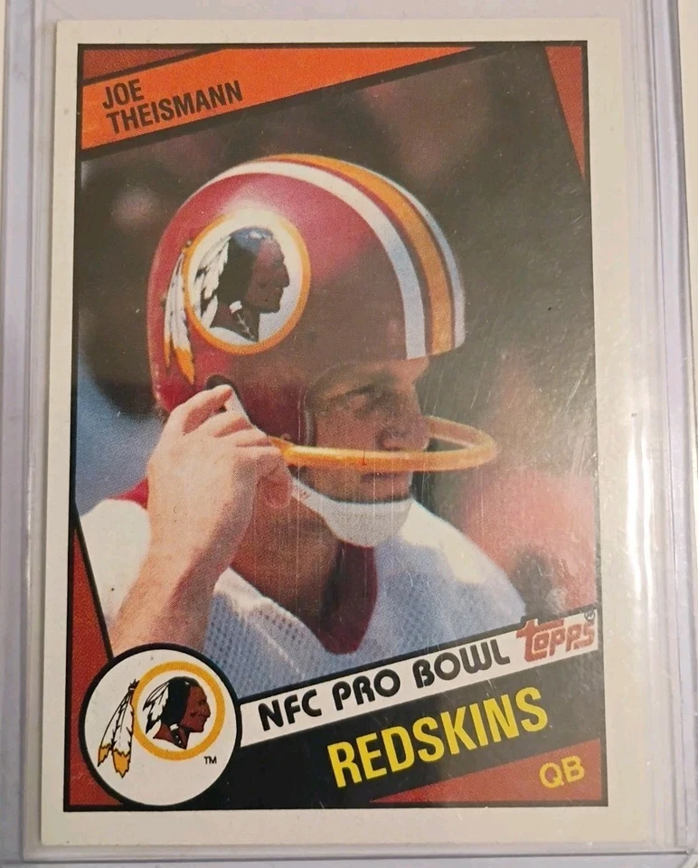 Joe Theismann 1984 Topps - Image 1 of 2