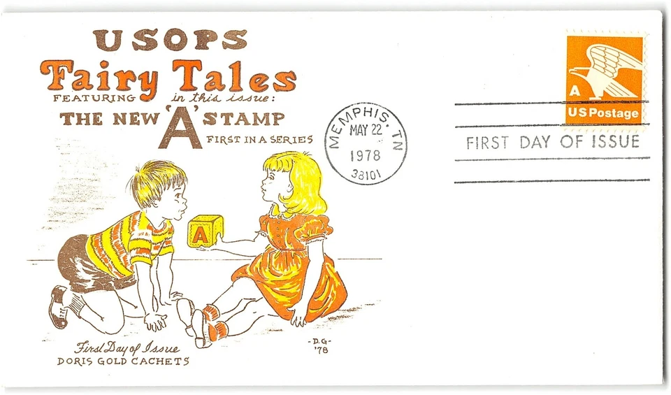 US #1735 FDC, 1978, Doris Gold Cachet - Image 1 of 1