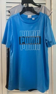 Boy’s Puma Tank 3 Piece Short Set. Tee, Tank And Shorts. Size 8 - Picture 1 of 3