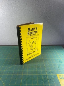 Vintage MAMAS REZEPTE und andere Kochbuch Highlands NC von June Thompson Medlin - Bild 1 von 18