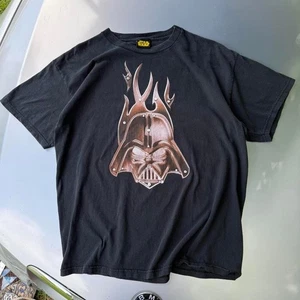 Vtg Black and brown Darth Vader Star Wars tee - Picture 1 of 6