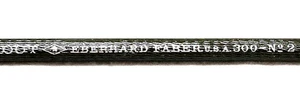 Punto (Estrella en un Diamante) EBERHARD FABER U. S. A. Lápiz 300-No.2" con textura sin usar - Imagen 1 de 16