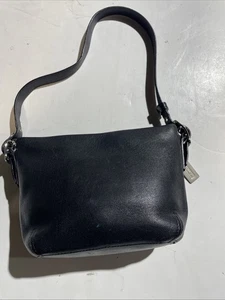 Vintage Coach Legacy Mini-Tasche schwarz Leder Demi - Bild 1 von 11