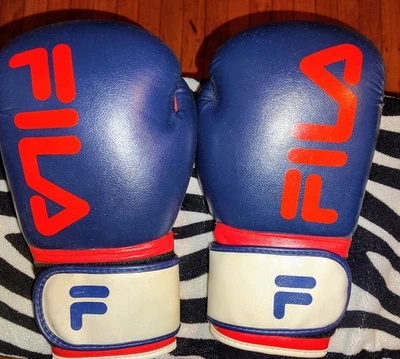 FILA Boxing Gloves for Men & Women - Kickboxing, Heavy Bag 12 OZ Pre-owned  - Image 1 of 2