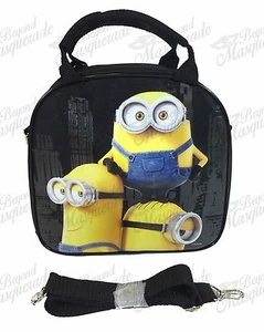 NEU Despicable Me Minions Schulanfang Brotzeittasche mit verstellbarem Riemen isoliert - Bild 1 von 1