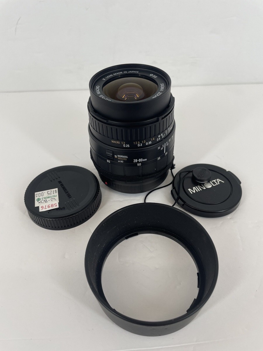 Zoom Sigma 28-80mm Focal Camera Lenses for sale | eBay Zoom Sigma 28-80mm Focal Camera Lenses for sale | eBay