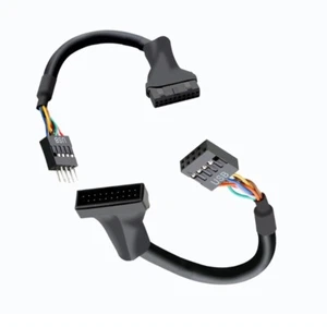 Usb2.0 9Pin To Motherboard Usb3.0 20Pin Usb2.0 To-3.0 Adapter Extension Cable - Picture 1 of 10