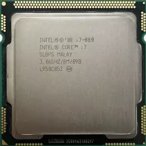 Intel Core i7-880 CPU Processor Quad Core 3.06GHz 8MB Socket LGA1156 95W SLBPS - Picture 1 of 1