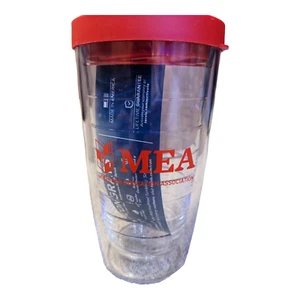 TERVIS 16 oz Michigan Education Association MEA Tumbler With Lid NEW Red Cup - Picture 1 of 5