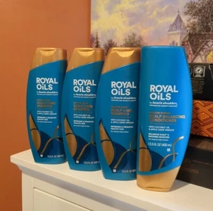 4 Royal Oils Head & Shoulders 13 Oz Scalp Care Coconut Apple Cider 3 Shampoo +1 - Picture 1 of 2