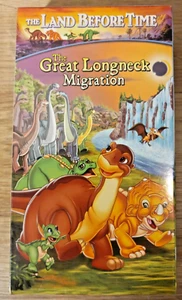 The Land Before Time The Great Longneck Migration VHS - Picture 1 of 6