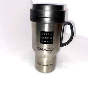 Taza de café Oracle de acero inoxidable IT Tech taza de té, regalo para computadora- - Imagen 1 de 8