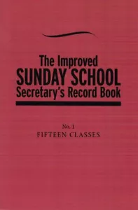 Improved Sunday School Secretary's Record Book from Judson Press - Picture 1 of 3