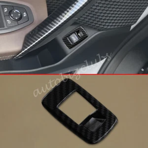 For BMW X1 2023-2024 Carbon Fiber Rear Door Trunk Switch Cover Trims Accessories - Picture 1 of 5