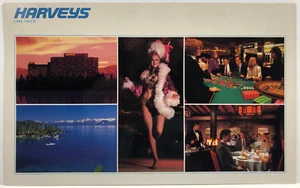 Vintage Harrah's Lake Tahoe Casino Advertising Postcards 8.75x5.5 in. - Picture 1 of 2