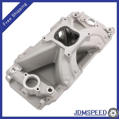 Colector de admisión de un solo plano BBC Air Gap de aluminio para Big Block Chevy V8 396-454 Foto 1 de 4