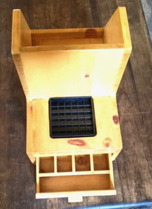 Madera zweistufiger Airpotständer aus Holz mit Schublade - Bild 1 von 11