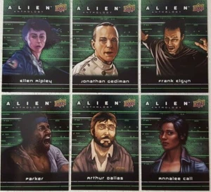 2016 Upper Deck Alien Anthology Trading Card Set CHARACTER BIOS  ( 12 ) - Bild 1 von 2