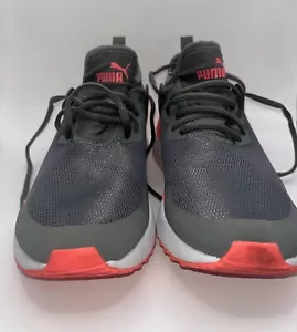 Puma ~ Herren Pacer Next Cage SNEAKER ~ Black Bright Peach Größe 10 ~ NEUWERTIG - Bild 1 von 8