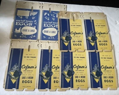 Nuevo- 4 cajas de cartón vintage coleccionables Cofman’s Super Market St. Louis Ill de colección Foto 1 de 4