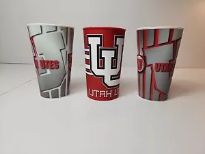 NCAA Utah Utes Logo & holographische Spirituosenbecher (3er-Set) - 16 Unzen - Bild 1 von 12