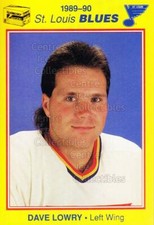 1989-90 St. Louis Blues Kodak #11 Dave Lowry
